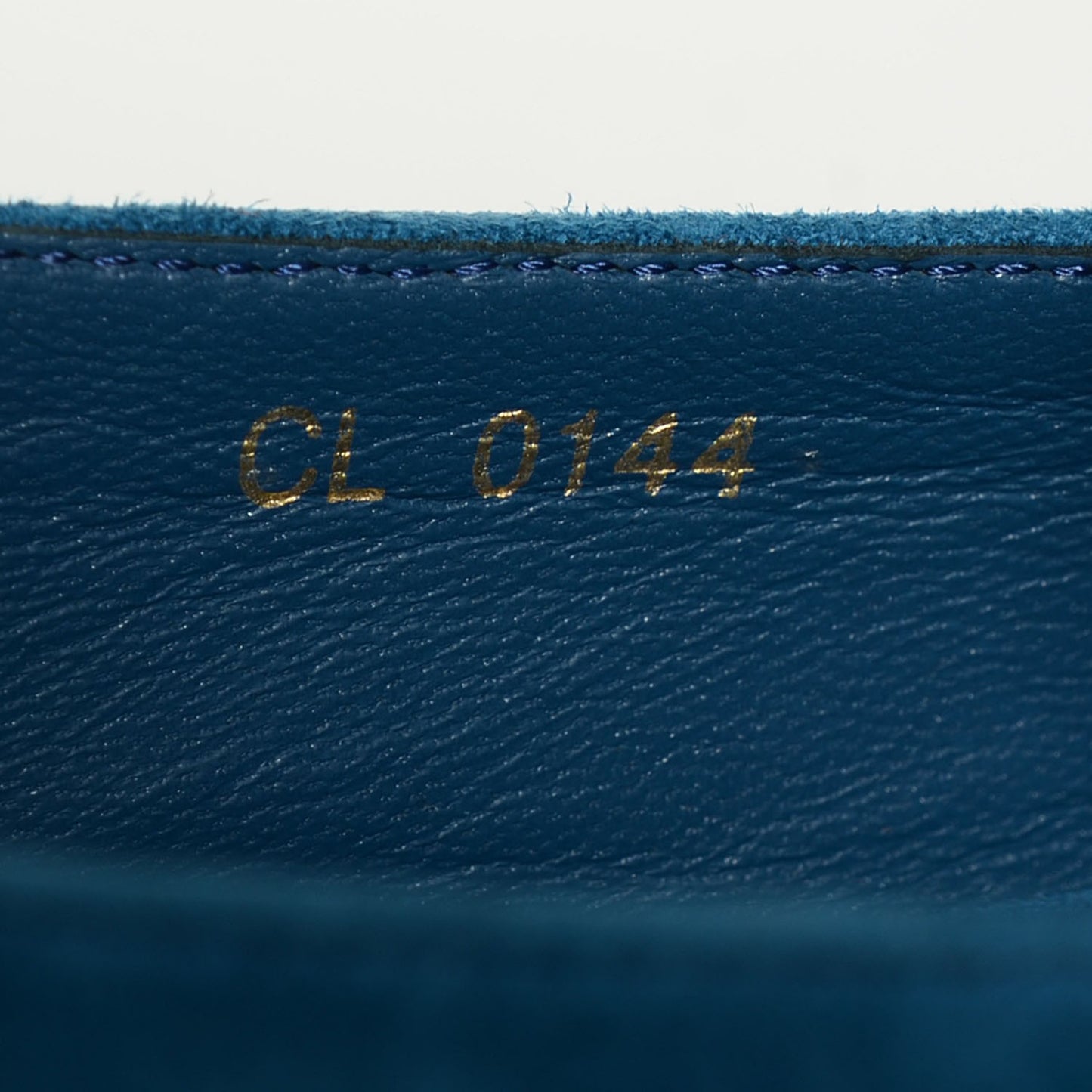 Suede Goatskin Crystal Addict Slipper 37.5 Blue