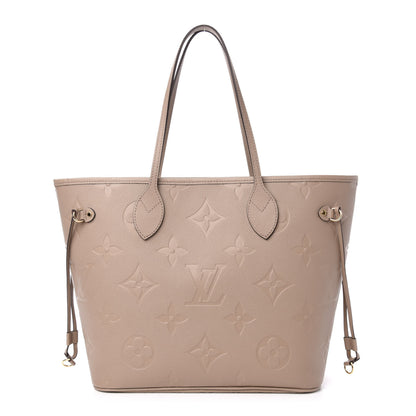 Louis Vuitton Empreinte Monogram Giant Neverfull MM Tourterelle 1 of 7