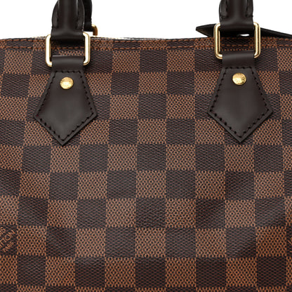 Louis Vuitton Damier Ebene Speedy 25 7 of 9