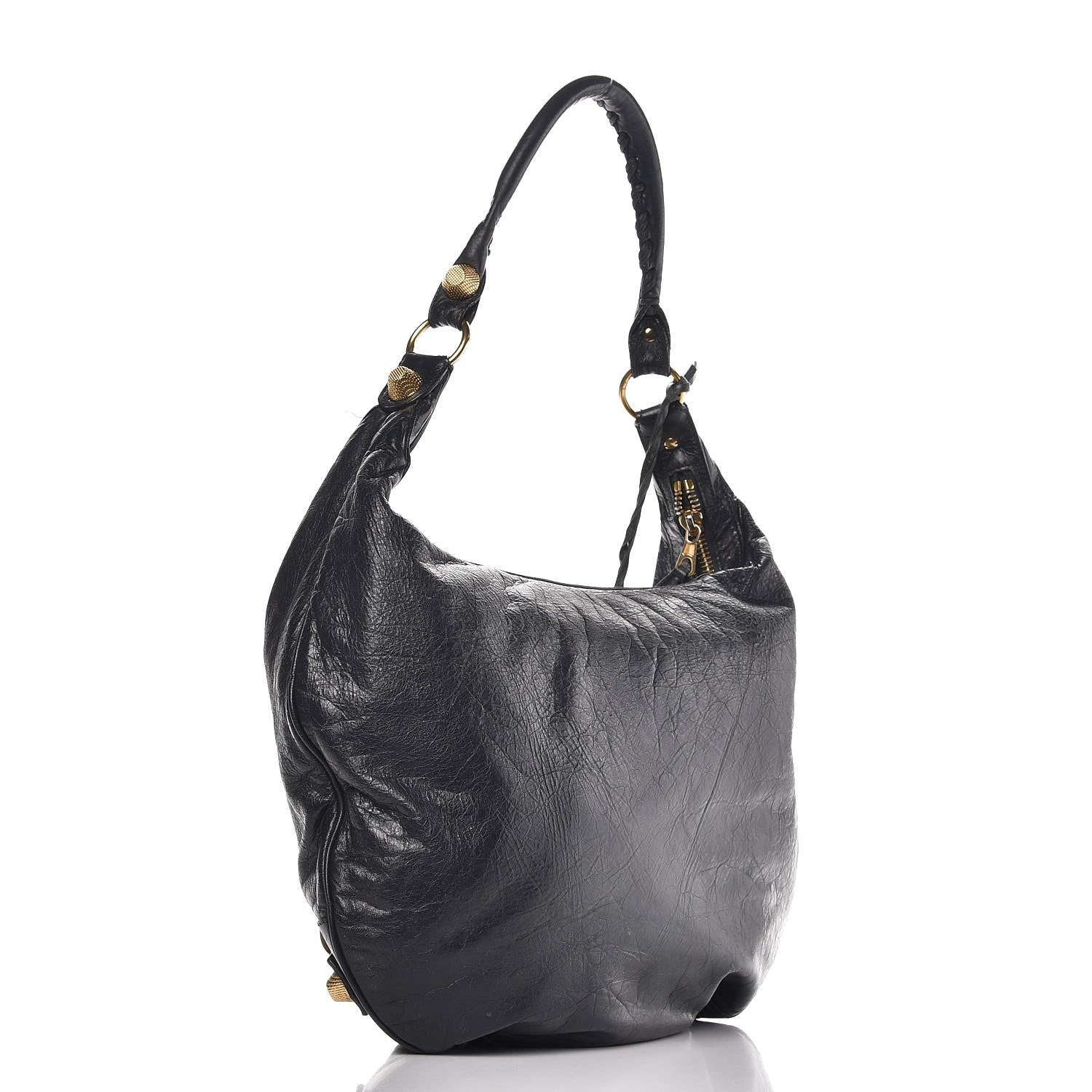 Balenciaga Chevre Giant 21 Gold Hardware Hobo Dark Night 3 of 12