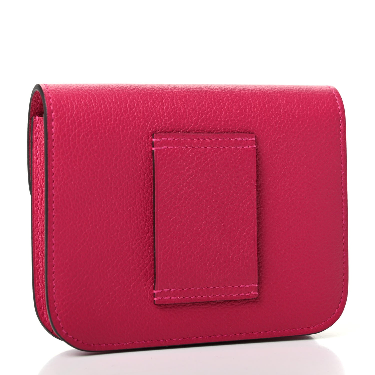 Hermes Evercolor Verso Constance Slim Wallet Rose Mexico Chocolate 4 of 7