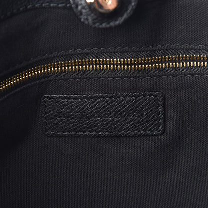 Burberry Grainy Calfskin House Check Small Canterbury Black 6 of 8