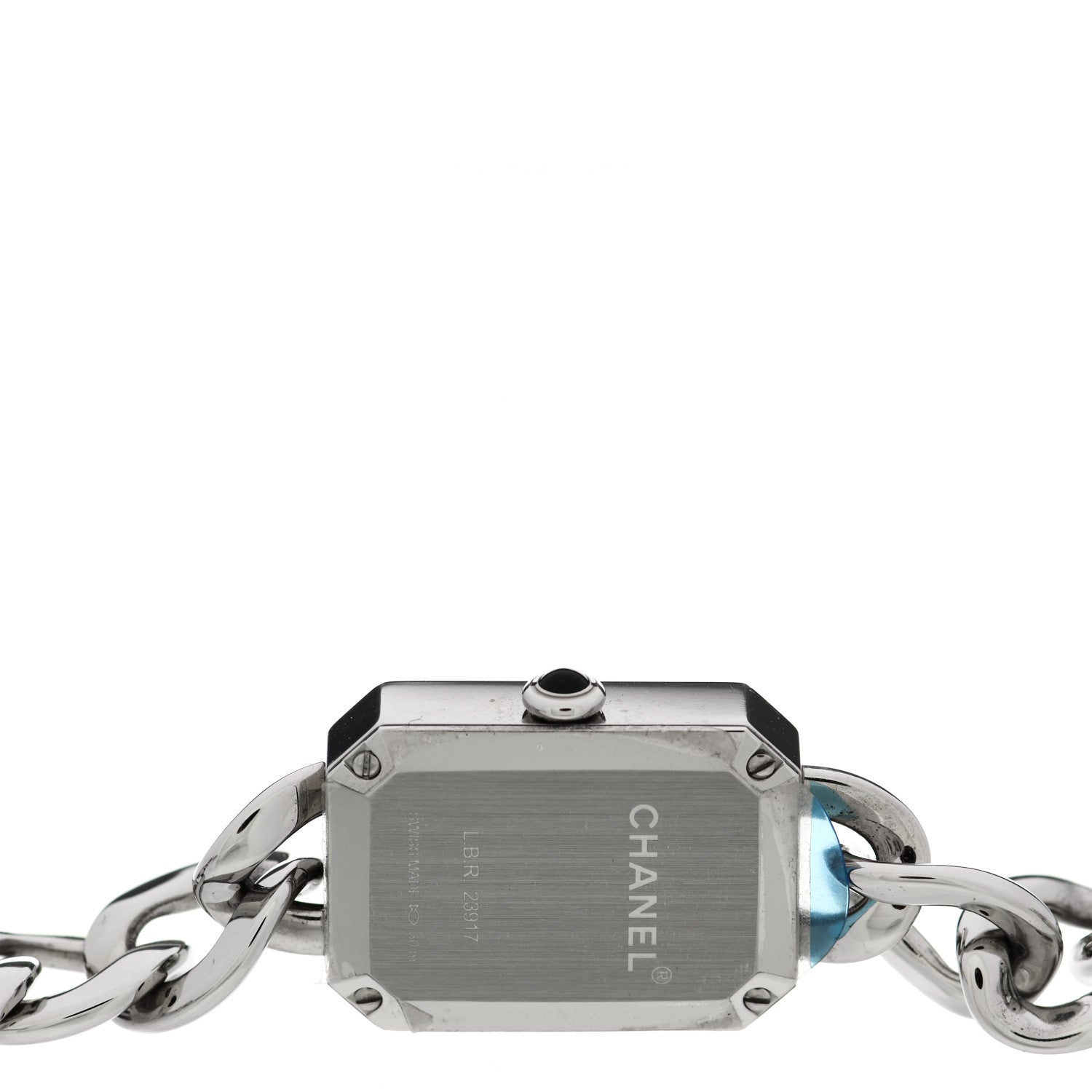 Chanel Stainless Steel 20mm Chain Premiere Quartz Watch Black 4 of 5