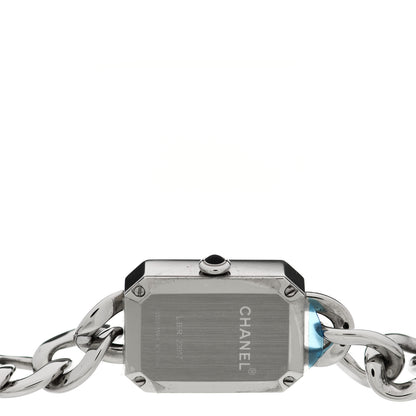 Chanel Stainless Steel 20mm Chain Premiere Quartz Watch Black 4 of 5