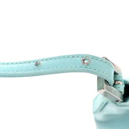 Fendi Lambskin Mama Baguette Double Flap Light Blue 14 of 14