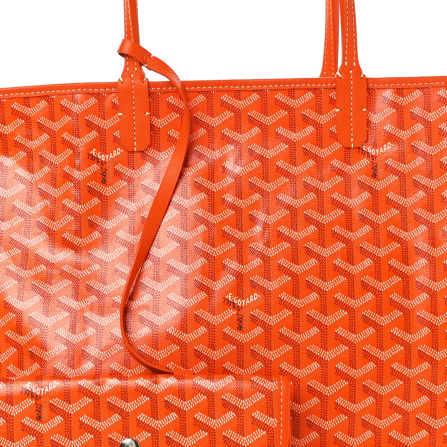 Goyard Goyardine Saint Louis PM Orange 8 of 10