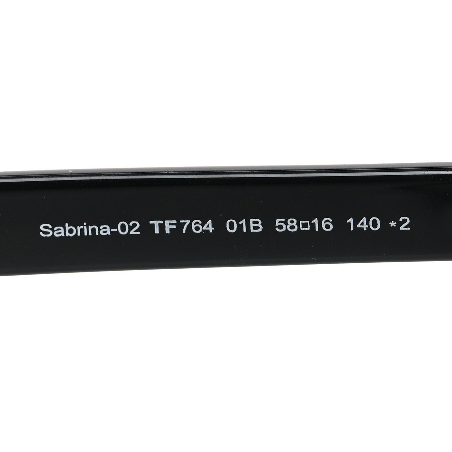 Acetate Sabrina-02 Square Sunglasses TF764 Black