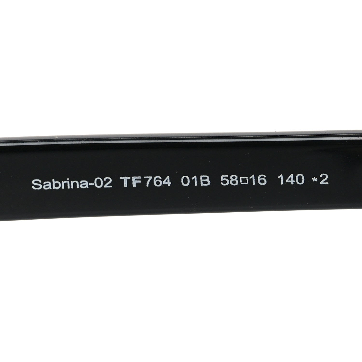 Tom Ford Acetate Sabrina-02 Square Sunglasses TF764 Black 6 of 7