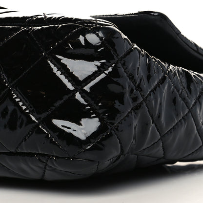 Chanel Patent Quilted Jumbo Single Flap Black 9 of 11