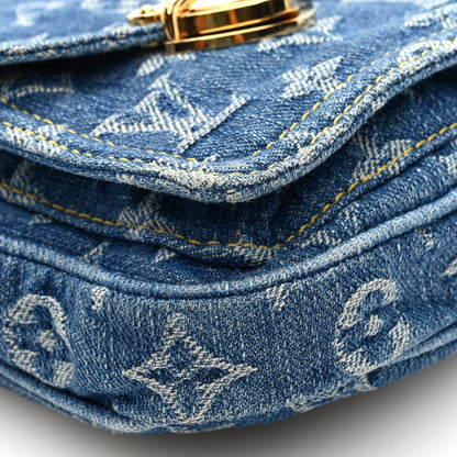 Louis Vuitton Denim Fairfax Pochette Blue 8 of 9