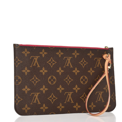 Louis Vuitton Monogram Neverfull MM GM Pochette Pivoine 3 of 6