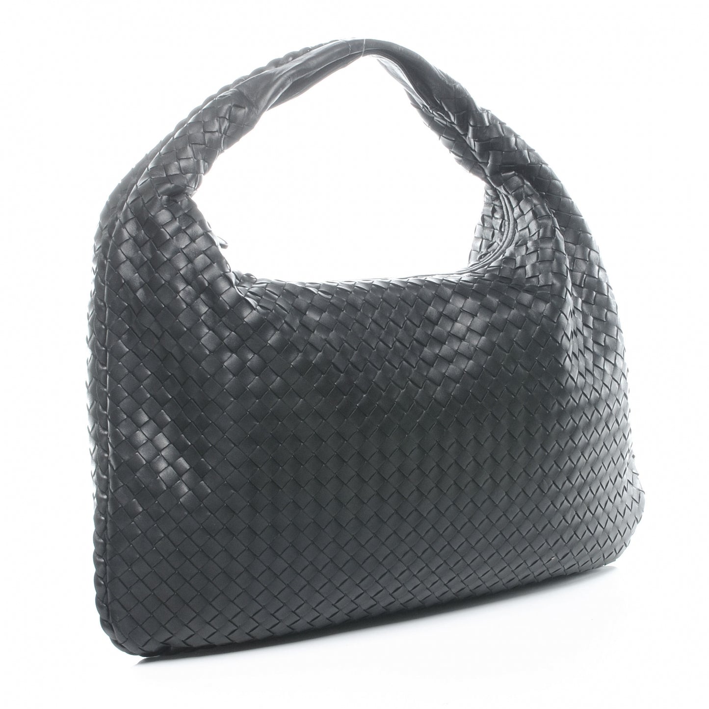 Nappa Intrecciato Large Veneta Nero Black