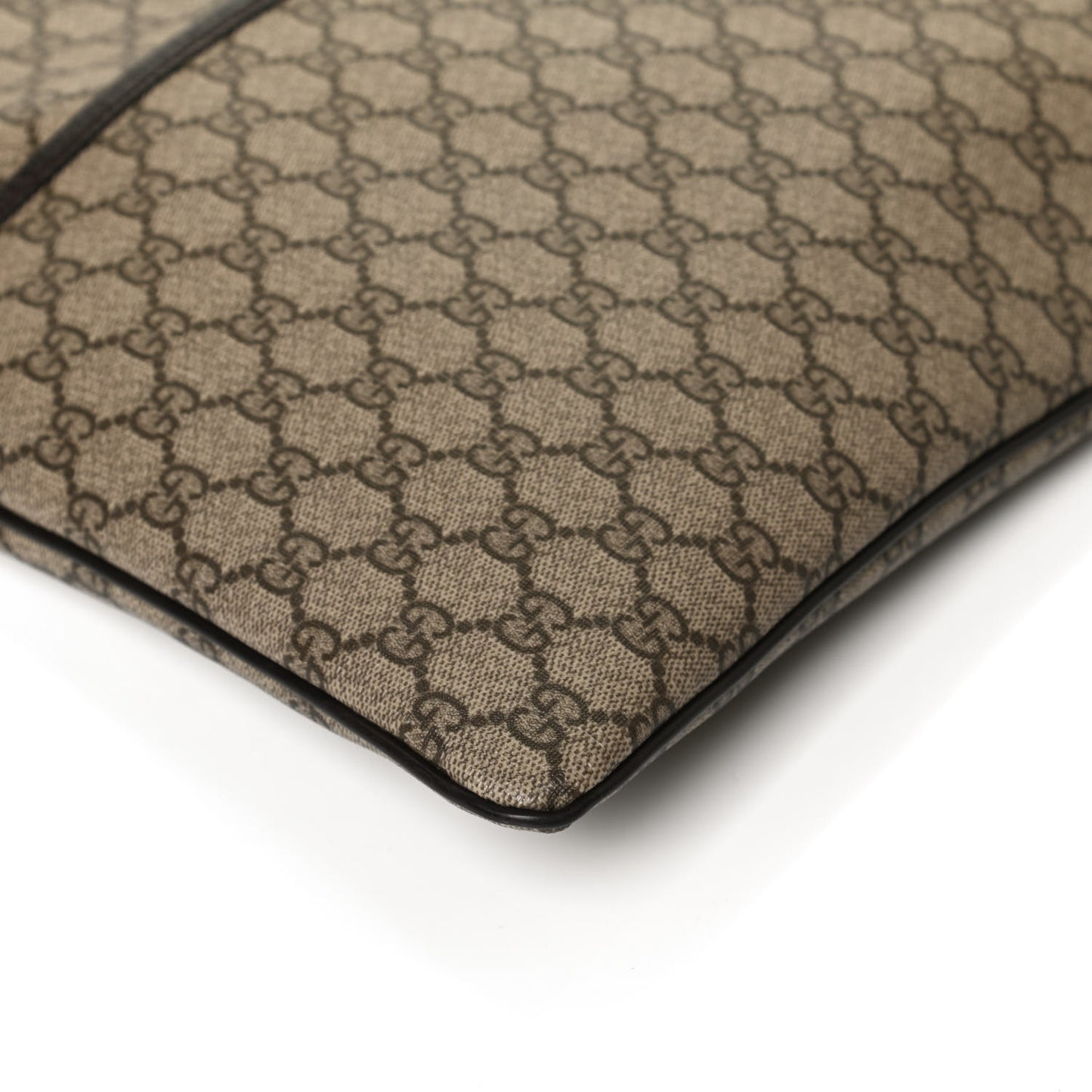 GG Plus Monogram Medium Flat Messenger Bag Dark Brown