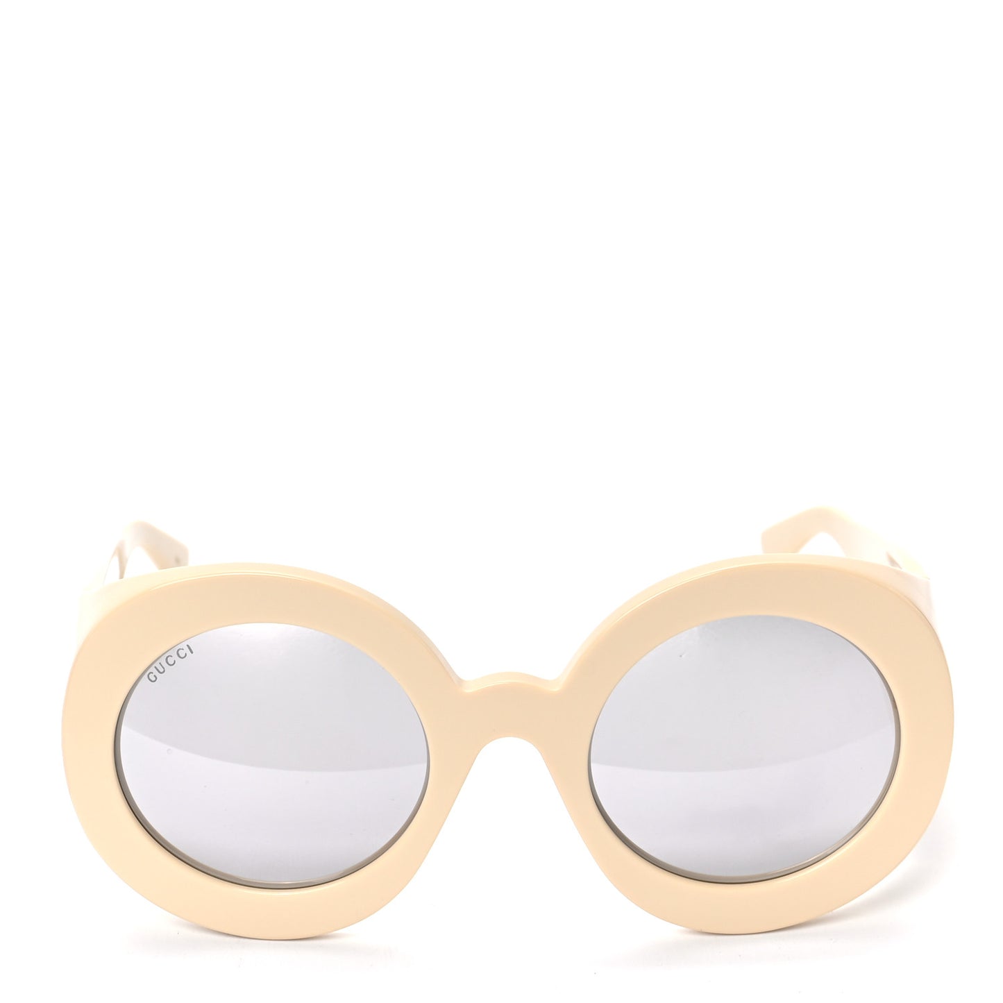 Acetate Round Sunglasses GG0779S Ivory