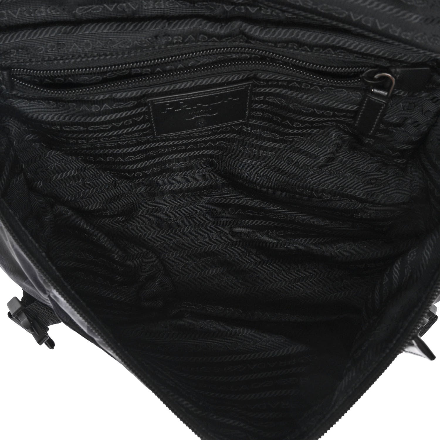 Prada Tessuto Nylon Camouflage Belt Bag Blue Grey 4 of 9
