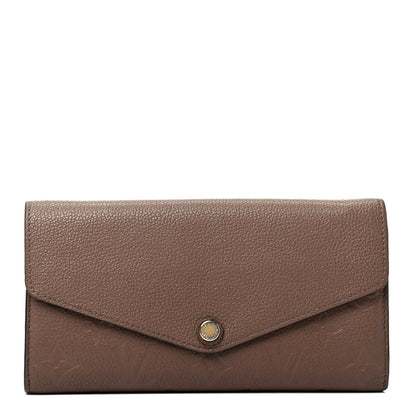 Louis Vuitton Empreinte Sarah Wallet NM Taupe Glace 1 of 6