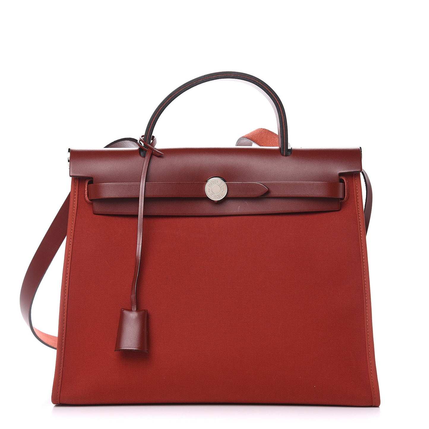 Vache Hunter Toile Herbag Zip 31 PM Rouge Grenat Rouge H