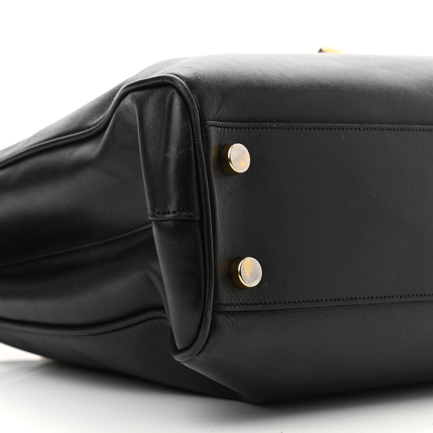 Soft Calfskin Monogram Cassandre Shopper Black