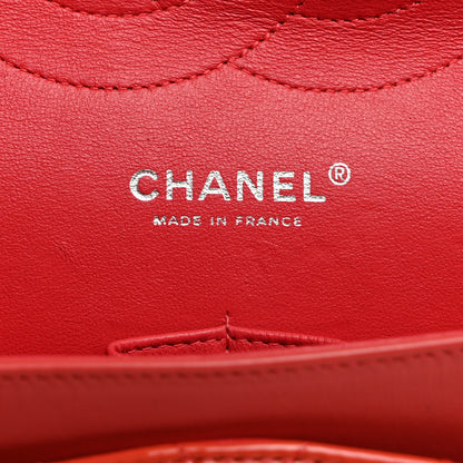 Chanel Patent Quilted Jumbo Double Flap Orange 6 of 10
