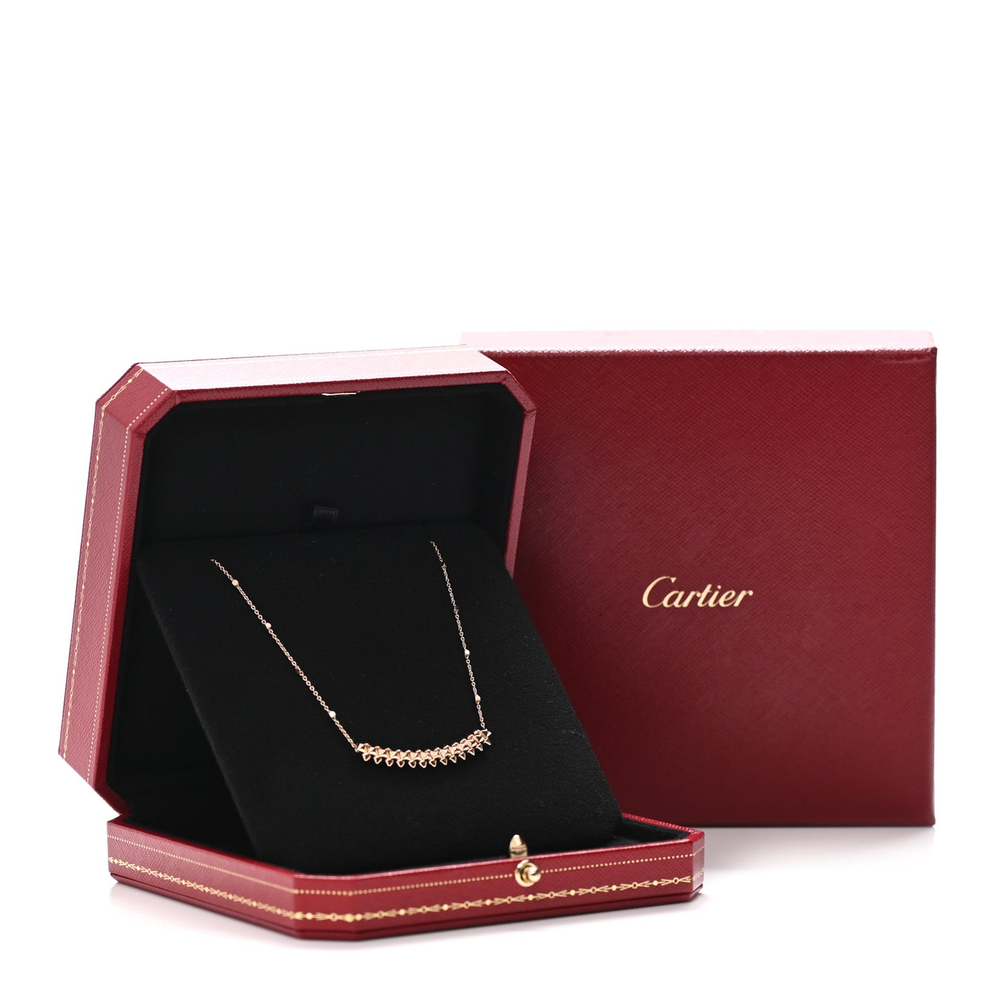 18K Pink Gold Small Clash de Cartier Necklace