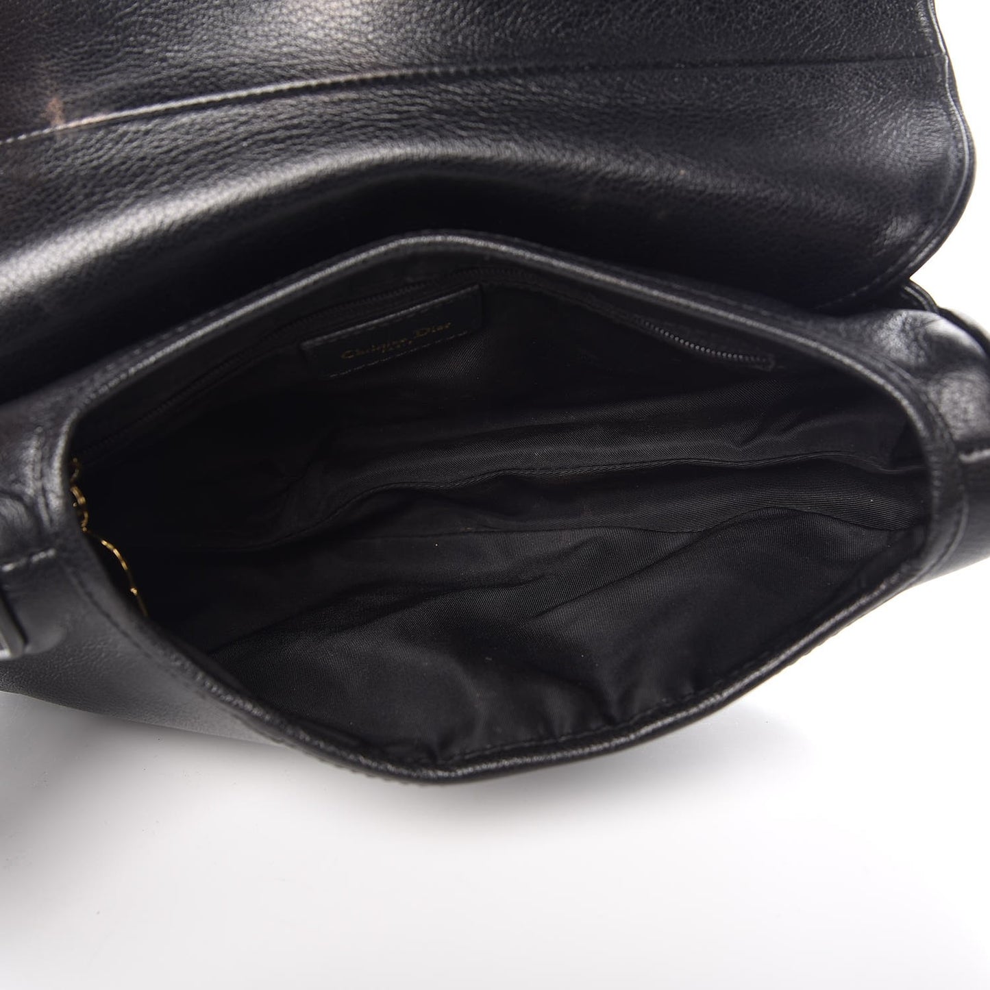 Calfskin Saddle Bag Black