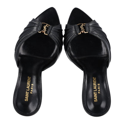Saint Laurent Nappa Sugar Babylone 90 Mules 38 Black 2 of 11