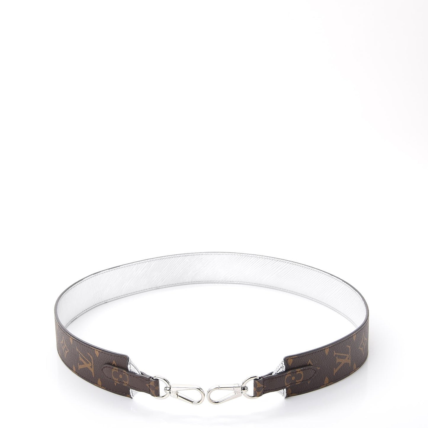 Epi Monogram Bandouliere Shoulder Strap Silver