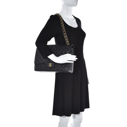 Chanel Caviar Quilted Maxi Double Flap Black 2 of 9