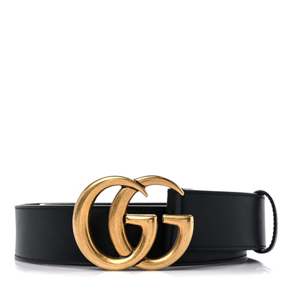 Gucci Calfskin Double G 40mm Belt 80 32 Black 1 of 6