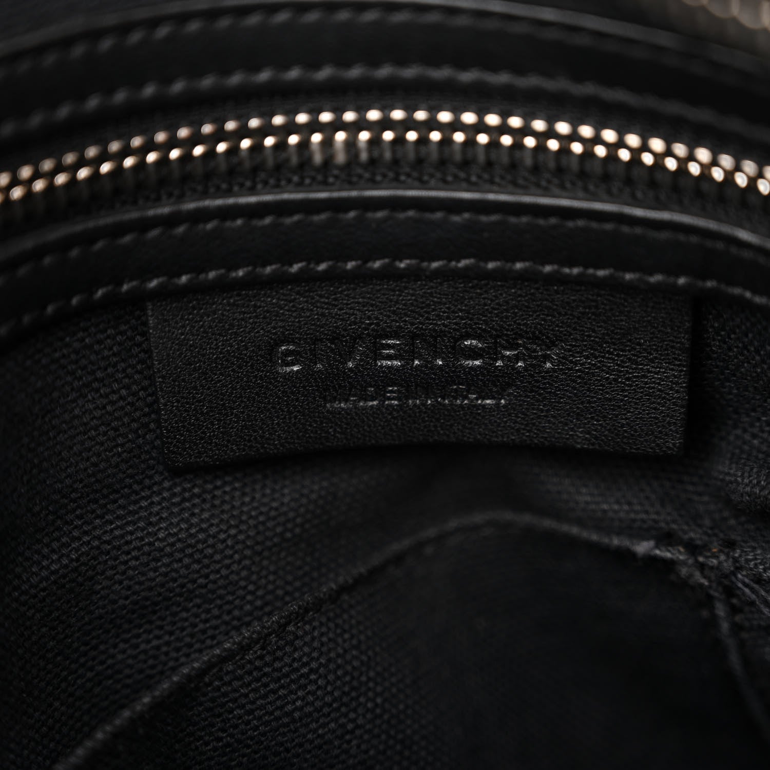 Givenchy Calfskin Crocodile Embossed Medium Pandora Black 6 of 11