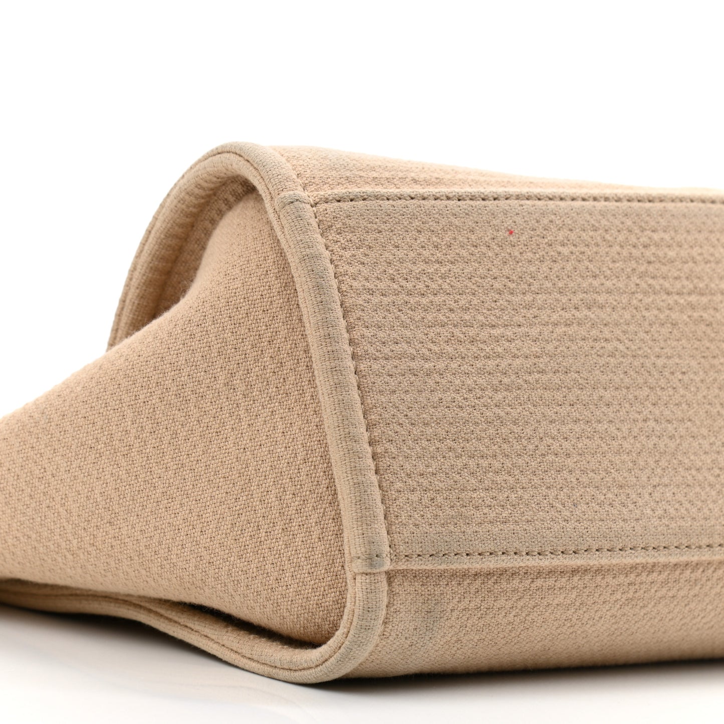 Mixed Fibers Small Deauville Tote Beige