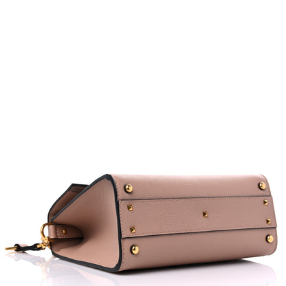Valentino Garavani Grainy Calfskin Small VSling Top Handle Bag Poudre 4 of 9