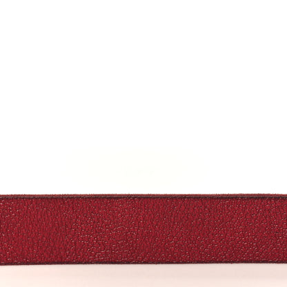 Gucci Cuoio Tusk Lavato Pearl Double G 40mm Belt 110 44 Romantic Cerise Cream 8 of 8