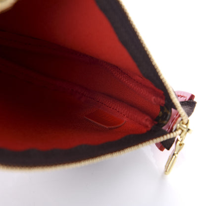 Louis Vuitton Monogram 2020 Christmas Animation Bumper Cars Mini Pochette Accessories Coquelicot 5 of 8