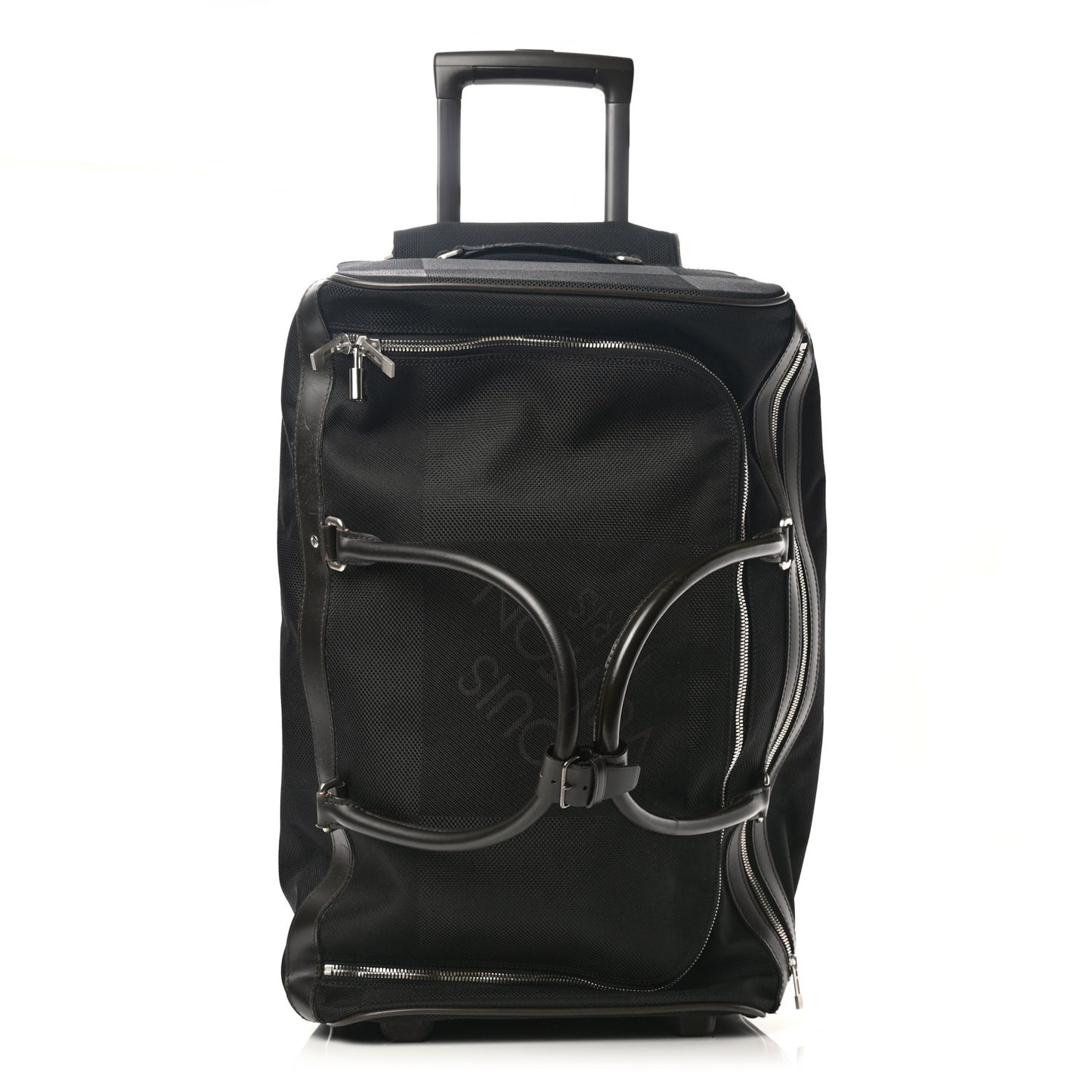Damier Geant Eole 60 Rolling Luggage Black