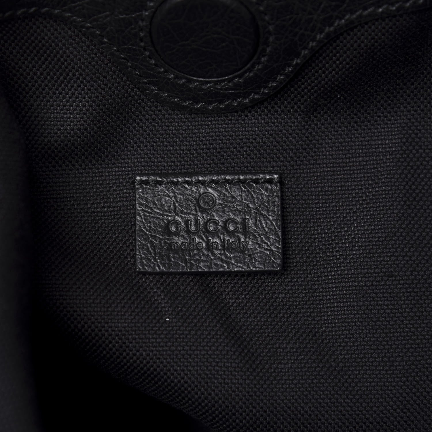Gucci Fluffy Calfskin Morpheus Hobo Shoulder Bag Black 8 of 10