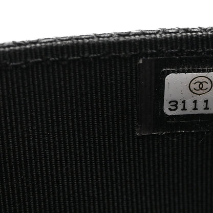 Chanel Caviar Quilted Flap Card Holder Wallet Black 8 of 10