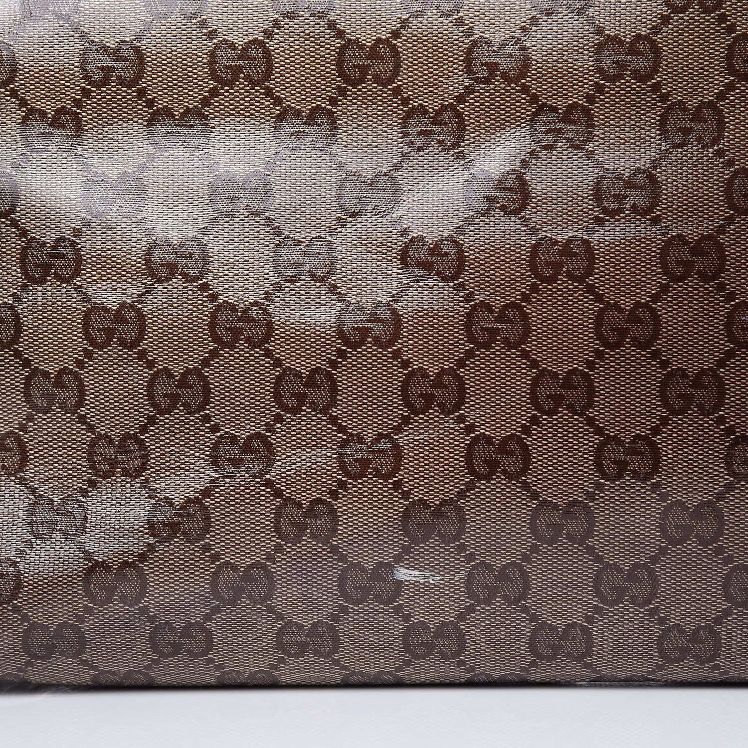 Gucci Crystal Monogram Medium Babouska Shopping Tote Dark Brown 18 of 21