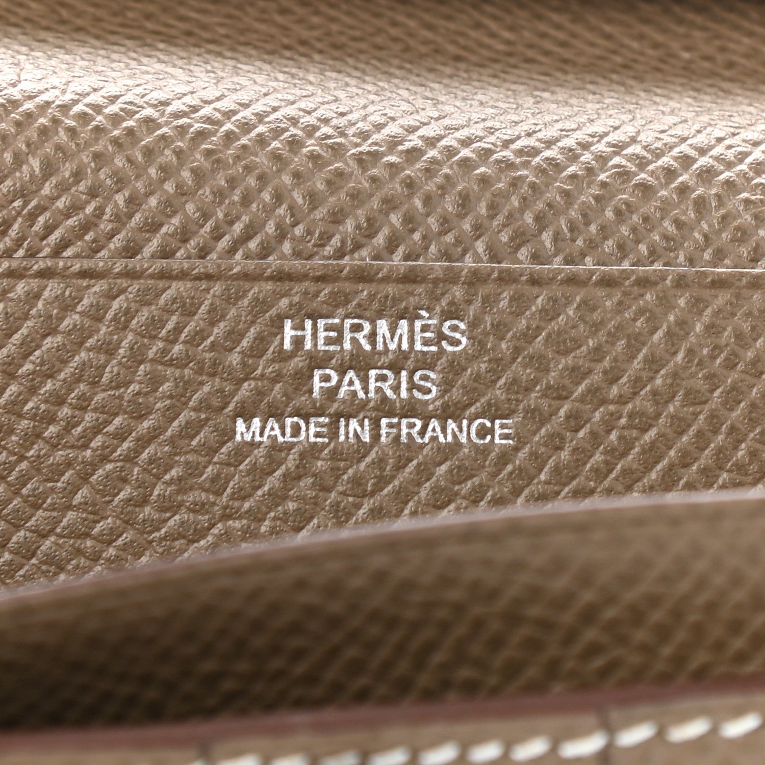 Hermes Epsom Bearn Gusset Wallet Etoupe 6 of 7