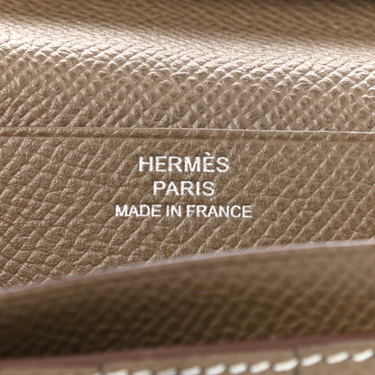 Hermes Epsom Bearn Gusset Wallet Etoupe 6 of 7