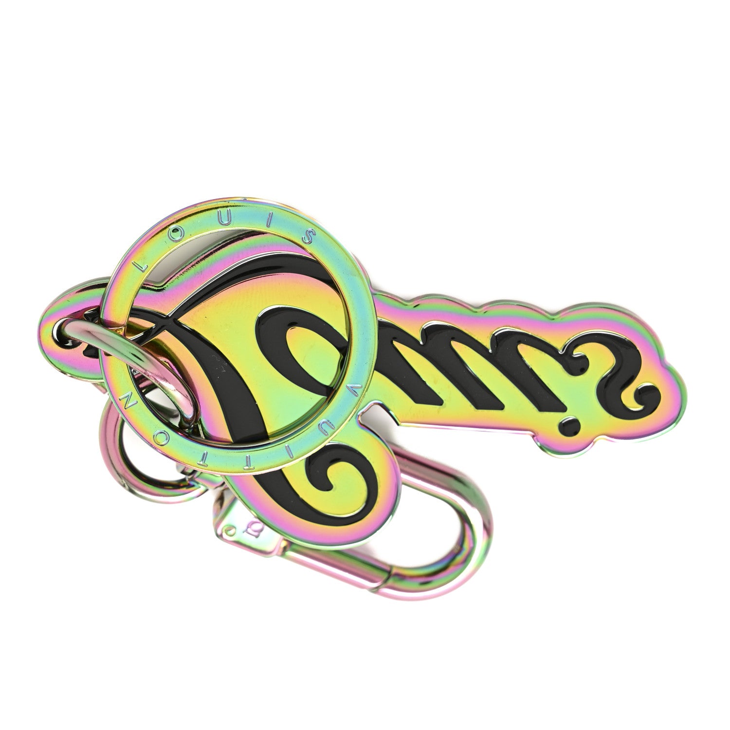 Louis Vuitton Metallic Rainbow Porte Cles Louis Bag Charm Key Holder Multicolor 3 of 4