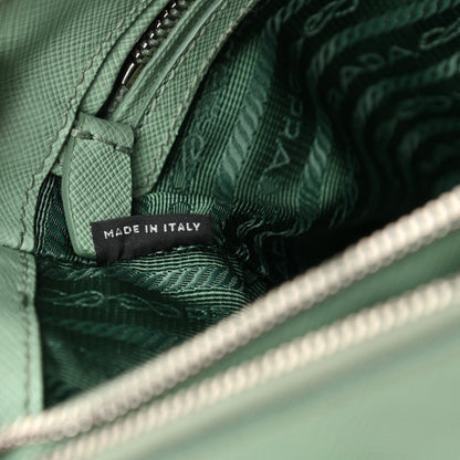 Prada Saffiano Lux Small Galleria Double Zip Tote Acquamarina 9 of 25