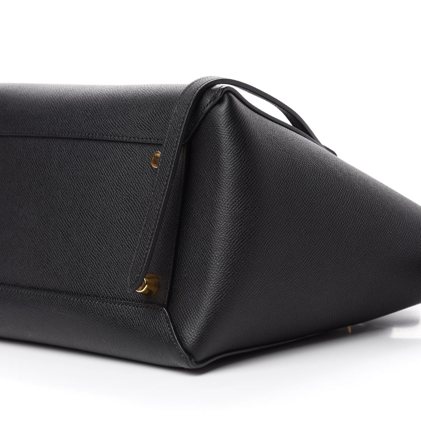 Grained Calfskin Mini Belt Bag Black