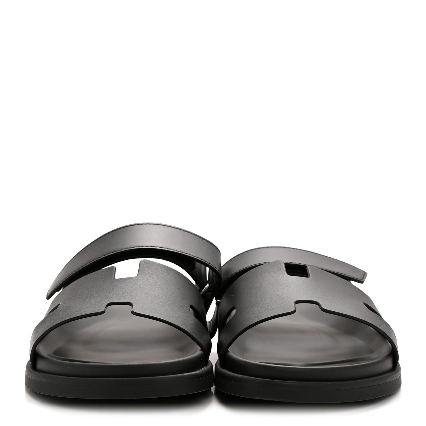 Calfskin Mens Chypre Sandals 44 Black