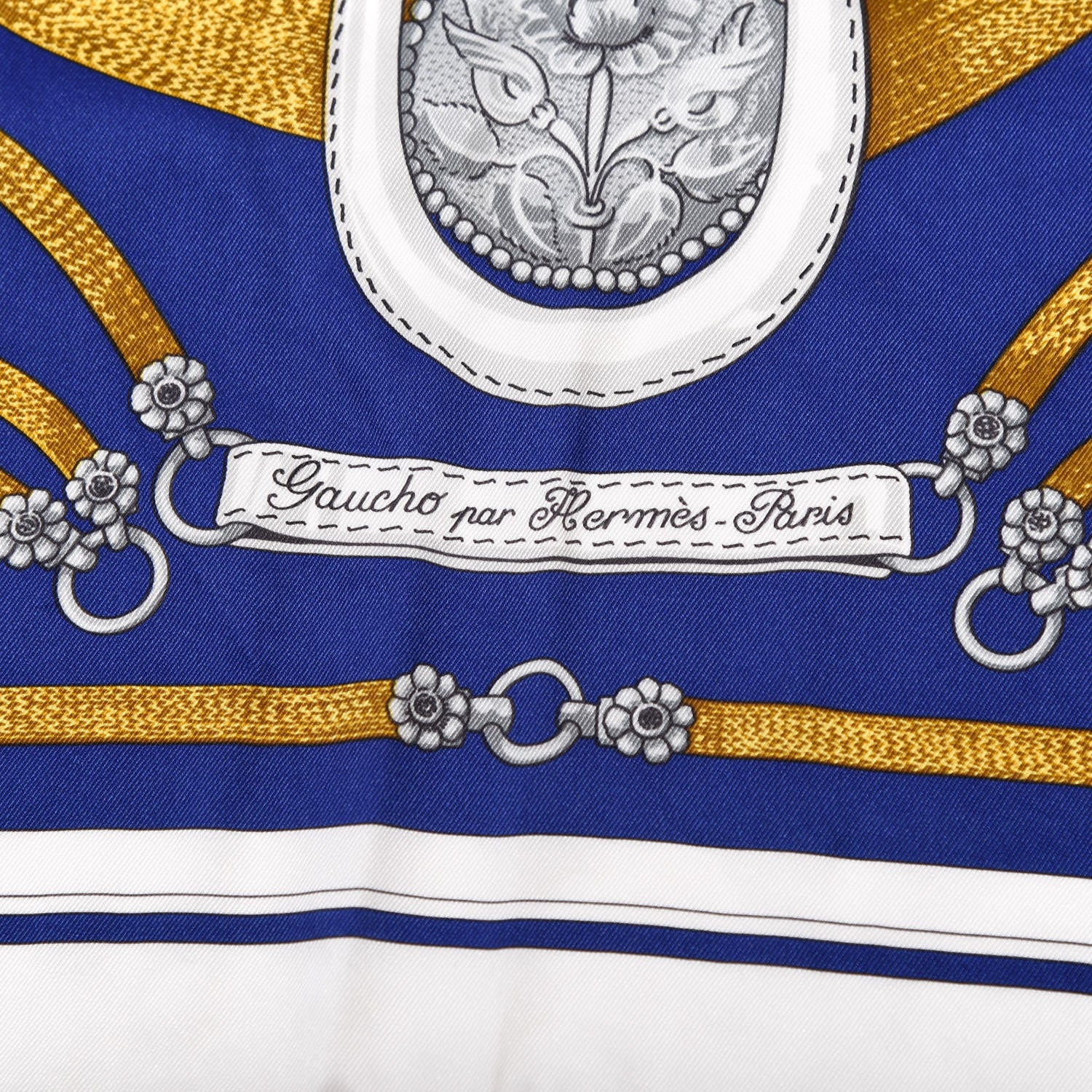 Hermes Silk Patchwork Shawl 140 10 of 11