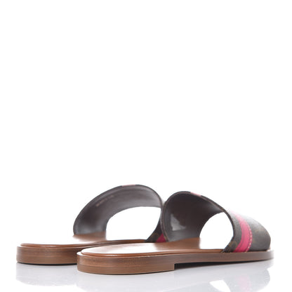 Louis Vuitton Patent Monogram Lock It Flat Mule 36 Cacao 4 of 10