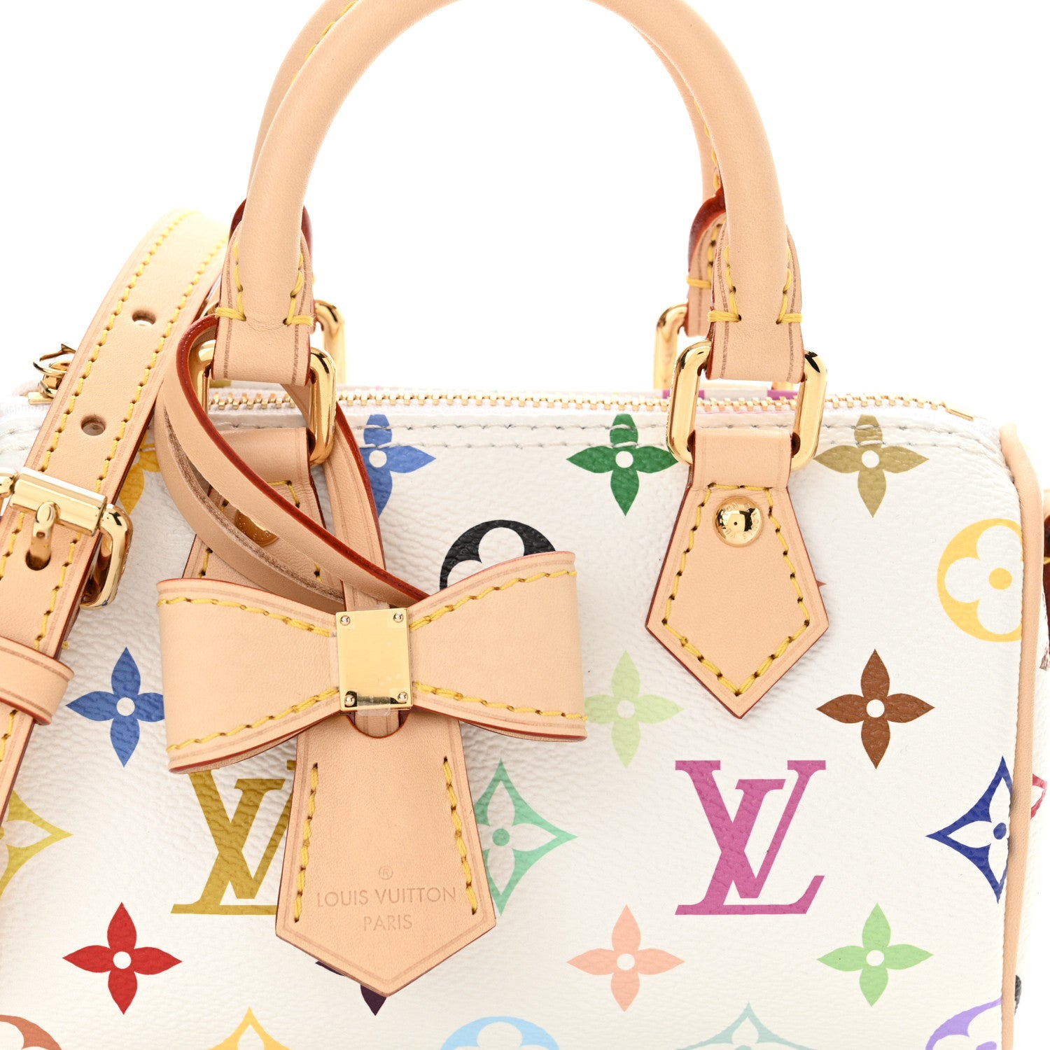 Louis Vuitton LV X TM Monogram Multicolor Nano Speedy White 7 of 9