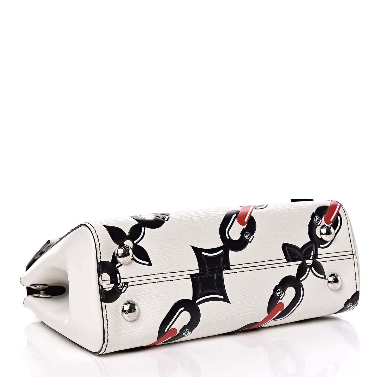 Epi Chain Flower Print Cluny BB White