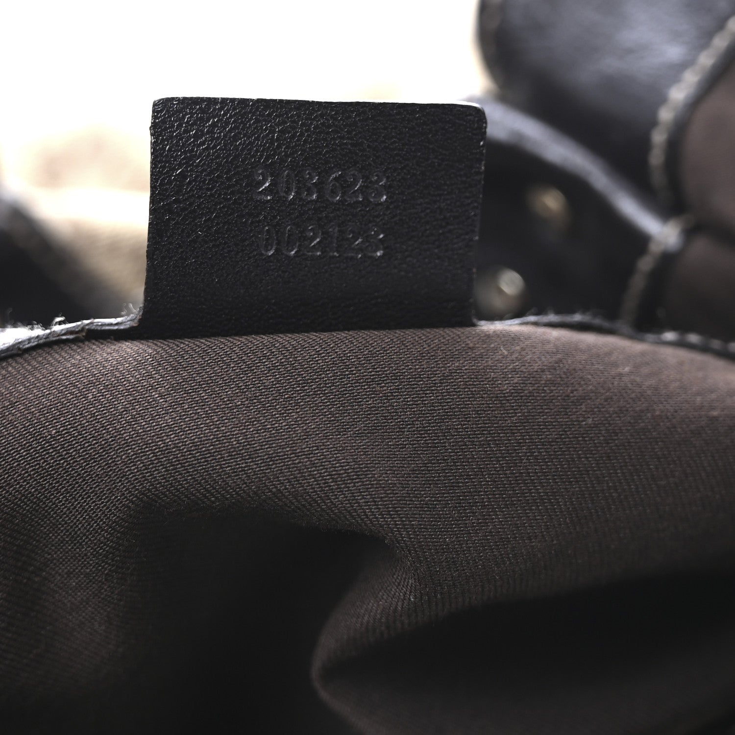 Gucci Monogram Studded Pelham Tote Dark Brown 7 of 10