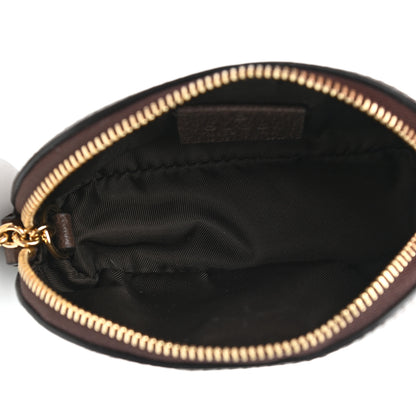 Gucci GG Supreme Monogram Web Ophidia Dome Key Pouch Beige New Acero 5 of 8